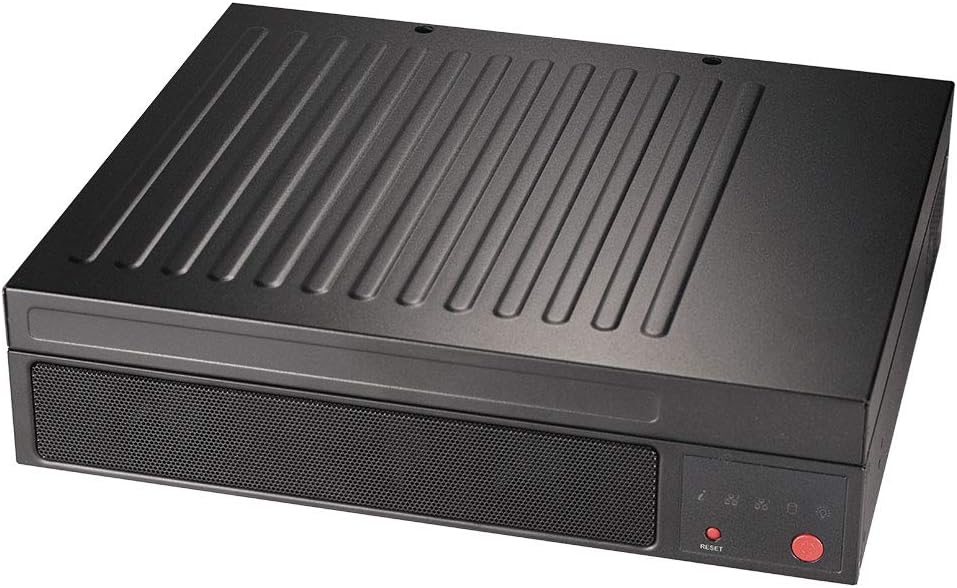 Supermicro CSE-E301 edestä
